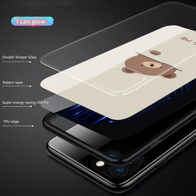 Funda iPhone con Luz LED - Compatible con iPhone 11, XS, 8, 7, 6 y más - Image 3