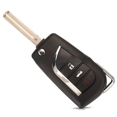 Carcasa de Llave Plegable para Toyota Camry y Highlander - Control Remoto 4 Botones - Image 4
