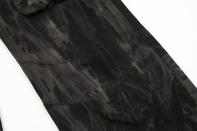 Pantalones Cargo Denim de Pierna Ancha para Hombre - Image 7