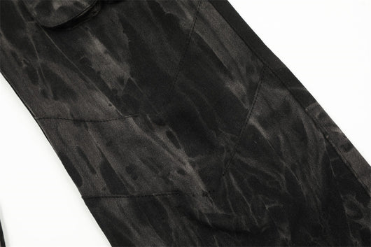 Pantalones Cargo Denim de Pierna Ancha para Hombre - Image 7