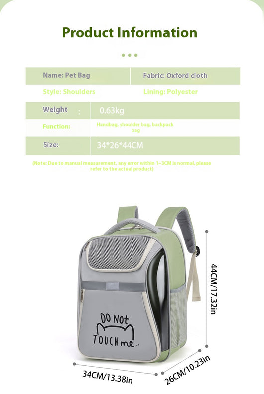 Mochila Transportadora Expandible para Gatos y Mascotas - Image 18