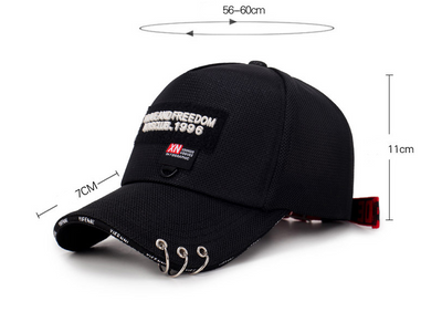 Gorra Warwick con Ala de Tres Aros y Parche - Image 5
