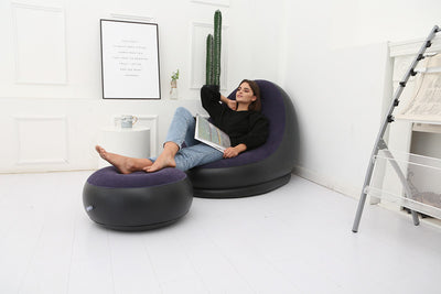 Puf Inflable Convertible con Sofá Plegable - Image 5