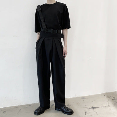 Pantalón Harem de Cintura Alta Corte Recto para Hombre - Image 12