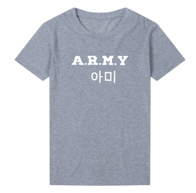 Camiseta A.R.M.Y Unisex con Letras Digitales - Estilo Urbano Casual - Image 6