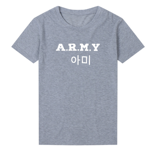 Camiseta A.R.M.Y Unisex con Letras Digitales - Estilo Urbano Casual - Image 6