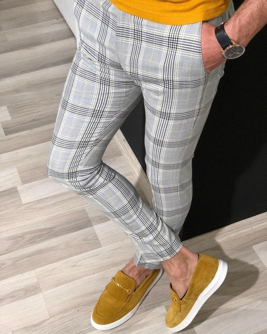 Pantalones Casuales a Cuadros para Hombre - Comodidad y Estilo - Image 7