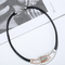 Geometric rectangular alloy necklace ColorA