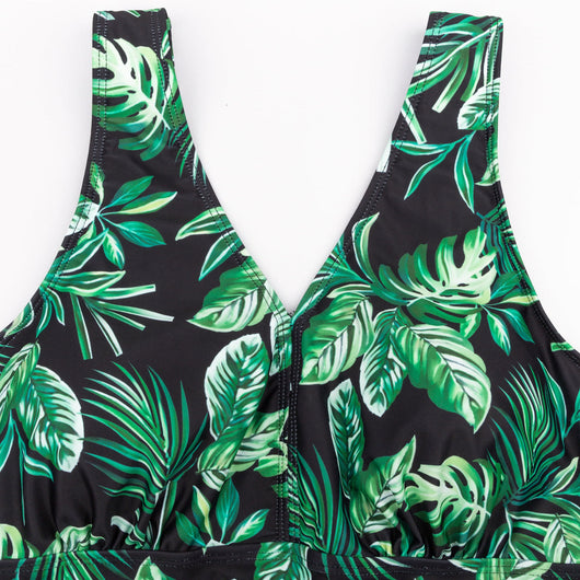 Traje de Baño Talla Grande Estampado sin Mangas para Mujer - Image 23
