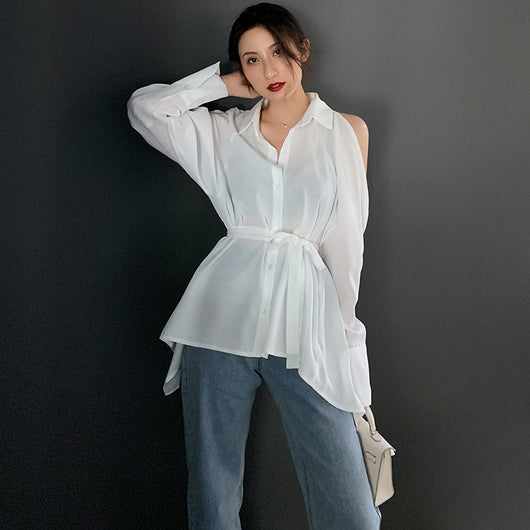 Blusa Blanca de Diseño Exclusivo para Mujer - Image 7