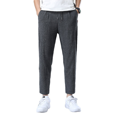 Pantalones Casuales Sueltos de Algodón y Lino Trend Ice Silk - Image 18