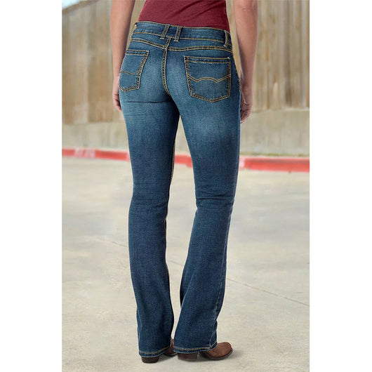 Pantalones Vaqueros Skinny Talle Bajo con Bolsillos Bordados para Mujer - Image 4