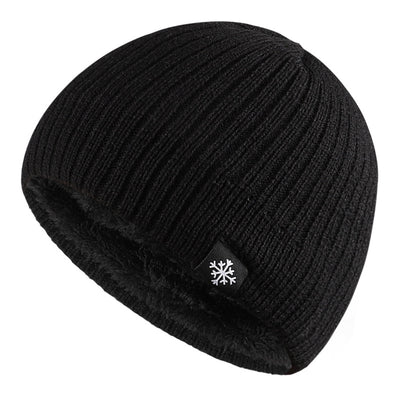 Gorro de Lana para Hombre con Etiqueta Copo de Nieve - Abrigo Reforzado para Exterior - Image 8