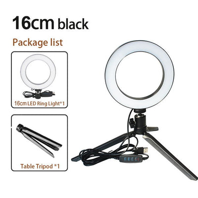 Kit de Luz Ring LED con Trípode y Soporte para iPhone y Dispositivos Apple - Image 11