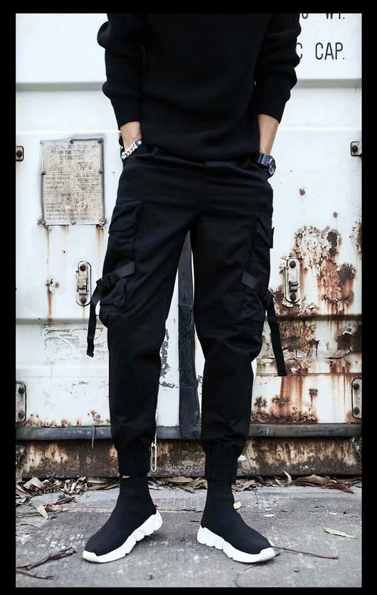 Pantalones Casuales Holgados para Hombre con Diseño Moderno - Image 5