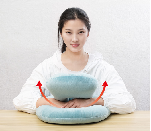 Almohada Cervical en U con Soporte de Brazos para Escritorio y Viajes - Image 2