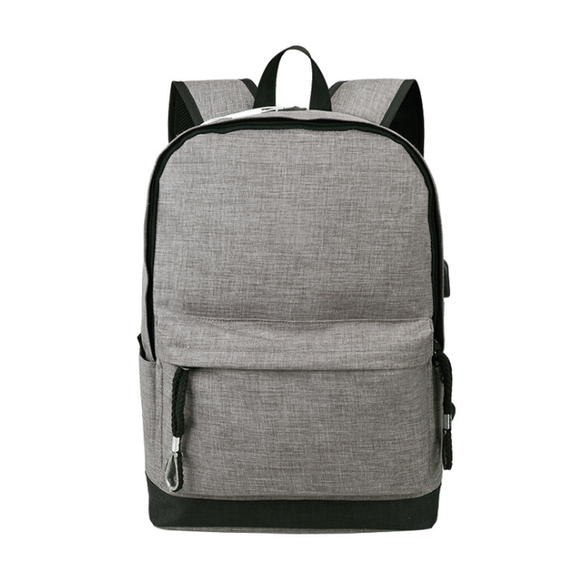 Mochila Universitaria con Carga USB - Bolsa para Laptop Estilo Coreano en Tela Oxford