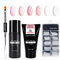 Kit Completo de Gel de Unhas Venalisa - Construtor Transparente e Camuflagem Jelly