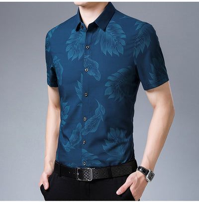 Camisa Ejecutiva de Manga Corta para Hombre - Image 4