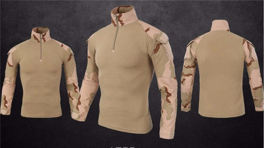 Camisa Táctica Militar de Combate Rápido - Uniforme Airsoft Manga Larga Comprobado en Campo - Image 3