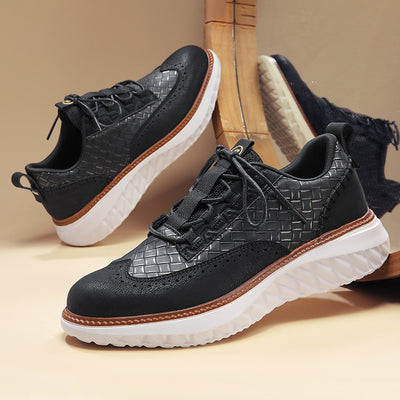 Tenis Deportivos Transpirables con Textura Tejida para Hombre - Image 33