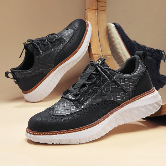 Tenis Deportivos Transpirables con Textura Tejida para Hombre - Image 33