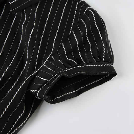 Blusa Rayada Estilo Americano para Mujer - Image 14