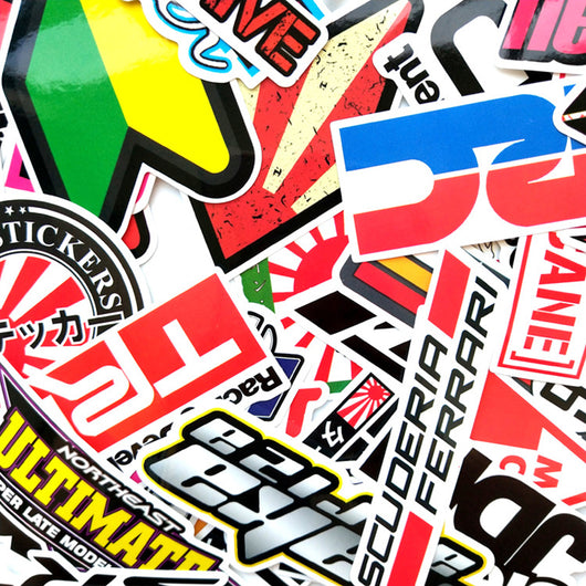 Adhesivo Decorativo Impermeable para Maletas con Diseño Graffiti - Image 3
