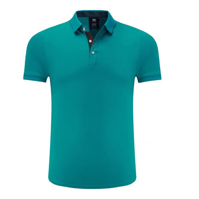 Playera Casual de Cuello Solapa en Colores Lisos - Image 21