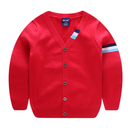 Cardigan Fino a Rayas para Niños - Image 5