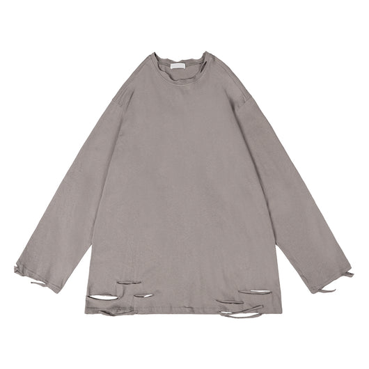 Remera Oversize Cuello Redondo Manga Larga - Image 15