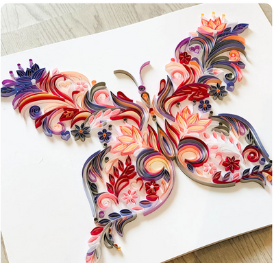 Pack de Material para Quilling Mariposa de 20 Pulgadas con Ranuras - Image 2