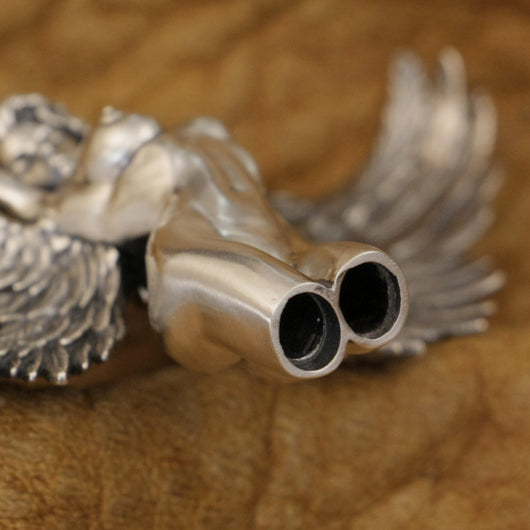 Dije Ángel de Plata Esterlina con Halo Celestial - Image 3