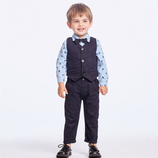 Chaleco y Pajarita para Niño Caballero Elegante - Image 5