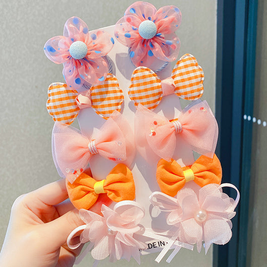 Clip de Cabello con Moño Floral para Niñas - Diseño Princesa Hada - Image 3