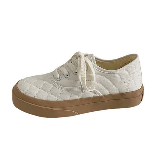 Zapatos de Lona Planos para Estudiantes - Diseño Minimalista Tono Piel - Image 8