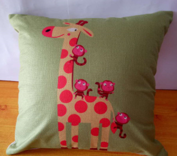 Cojín de Respaldo con Diseño Infantil y Tela de Lino - Image 8