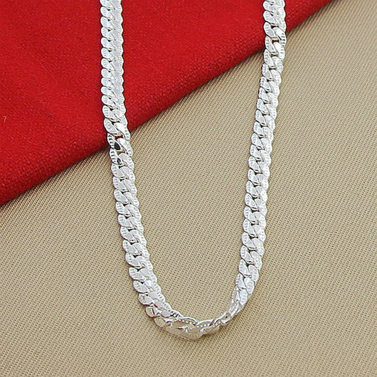 Cadena de Clavícula Plateada con Hueso de Serpiente Personalizado - Image 3