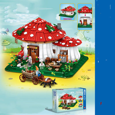 Casa de Setas con Vista Callejera - Puzzle 3D de Montaje Decorativo - Image 9