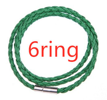 Pulsera de Cuero Trenzado Personalizada para Hombre con Nombre y Acero Inoxidable - Image 50