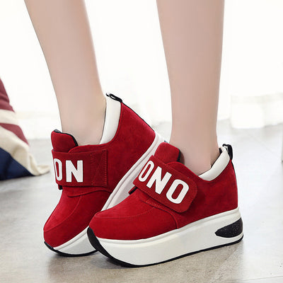 Zapatillas Deportivas Casuales Mujer con Plataforma Gruesa y Velcro - Image 8