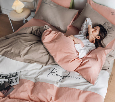 Juego de Sábanas de Algodón Lavado para Cama Doble con Funda Nórdica - Image 11