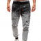 Pantalones Slim Estilo Europeo con Degradado Floral - Moda Urbana
