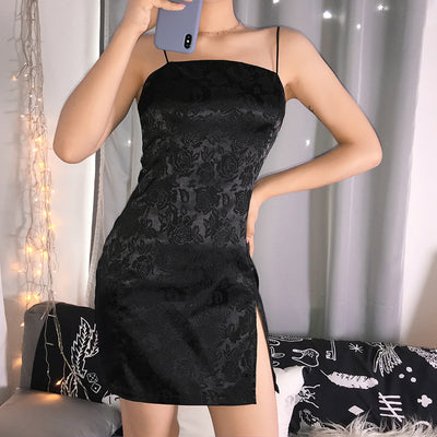 Vestido de Jacquard de Satén - Image 4