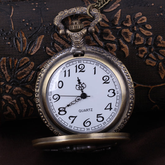 Reloj de Bolsillo Cupido Bronce Europeo Americano - Image 6