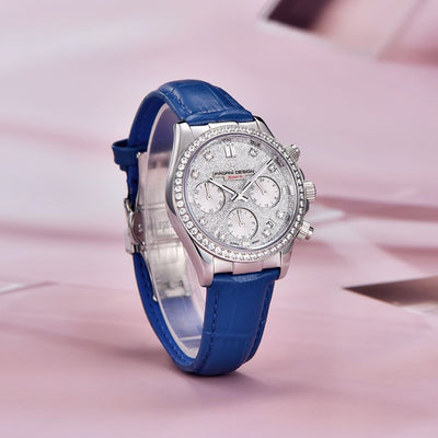 Reloj de Acero Inoxidable para Mujer con Diamantes y Calendario Luminoso - Image 7