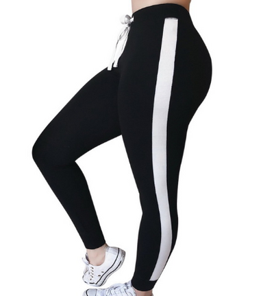 Leggings Deportivos de Cintura Alta con Diseño Combinado de Colores - Image 3