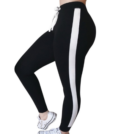 Leggings Deportivos de Cintura Alta con Diseño Combinado de Colores - Image 3