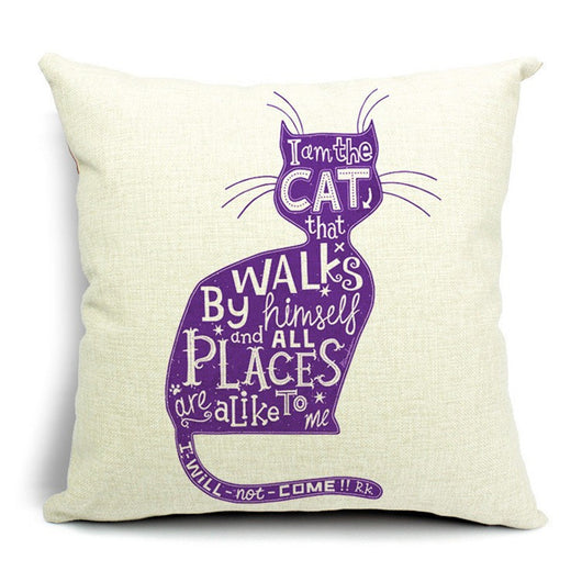 Almohada de Cintura en Algodón y Lino para Gatos - Image 12