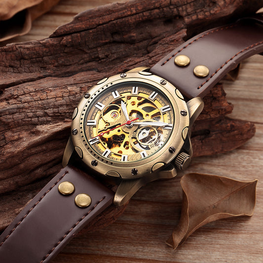 Reloj Automático Steampunk Skeleton para Hombre - Image 2